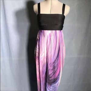Elizabeth James silk tulip dress